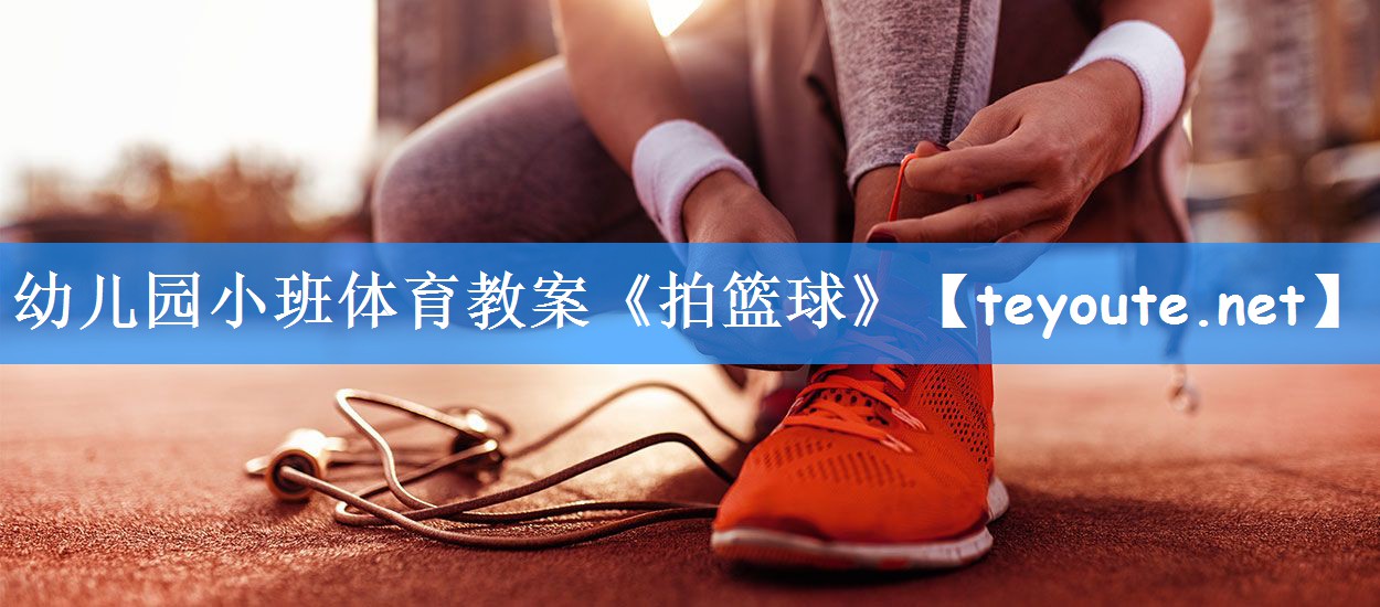 幼儿园小班体育教案《拍篮球》